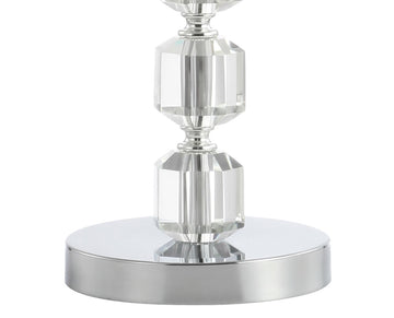 Cary 27.5" Modern Stacked Crystal/Metal LED Table Lamp - JONATHAN Y